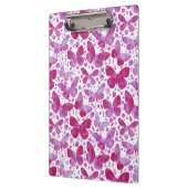Porte-bloc Aquarelle papillon rose (Gauche)
