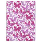 Porte-bloc Aquarelle papillon rose (Dos)