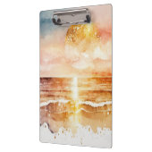 Porte-bloc Aquarelle Plage Design 1 (Gauche)