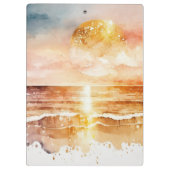 Porte-bloc Aquarelle Plage Design 1 (Dos)