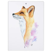 Porte-bloc Aquarelle Red Fox personnalisée (Dos)
