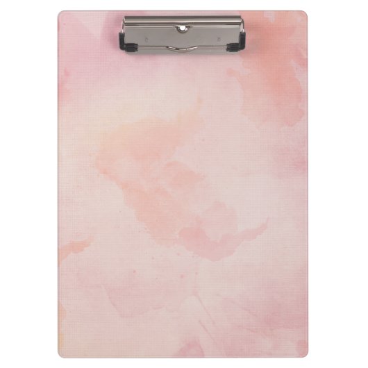 Porte-bloc Aquarelle rose (Devant)