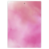 Porte-bloc Aquarelle rose Girly Ombre (Dos)