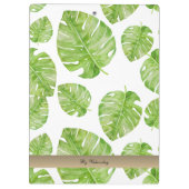 Porte-bloc Aquarelle végétale moderne (Dos)