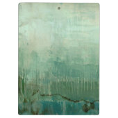 Porte-bloc Aquarelle verte contemporaine (Dos)