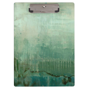 Porte-bloc Aquarelle verte contemporaine