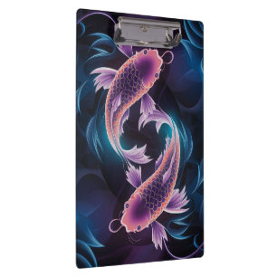 Porte-bloc Aquarium exotique coloré et translucide