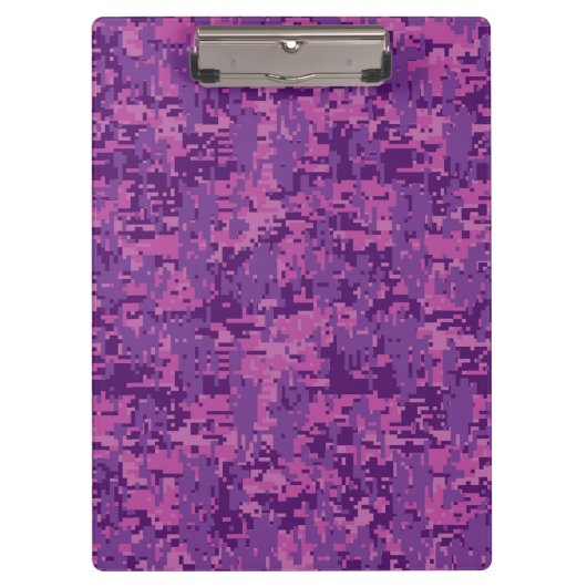 Porte-bloc Aquarius Zodiac Sign on fuchsia digital camouflage (Devant)