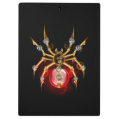 Porte-bloc Araignée en vapeur noire (Dos)