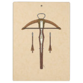 Porte-bloc Arbalète médiévale avec boulons (Dos)