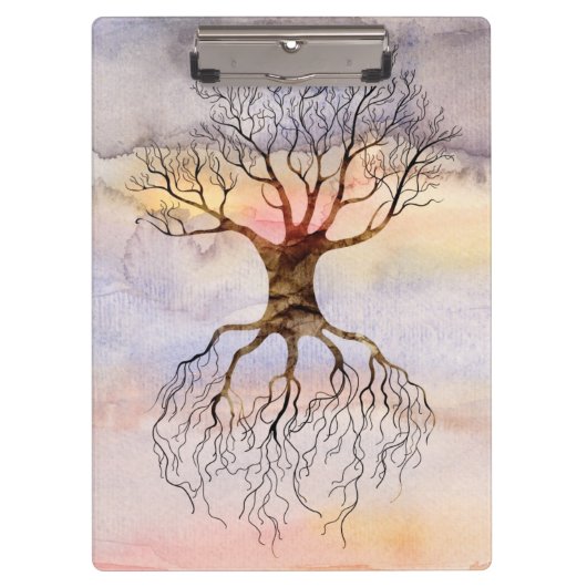 Porte-bloc Arbre contre le ciel (Devant)