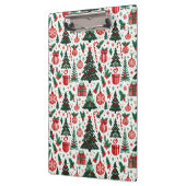 Porte-bloc Arbre de Noël, cadeaux, sucre de canne (Gauche)