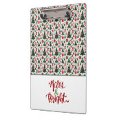 Porte-bloc Arbre de Noël, cadeaux, sucre de canne (Gauche)