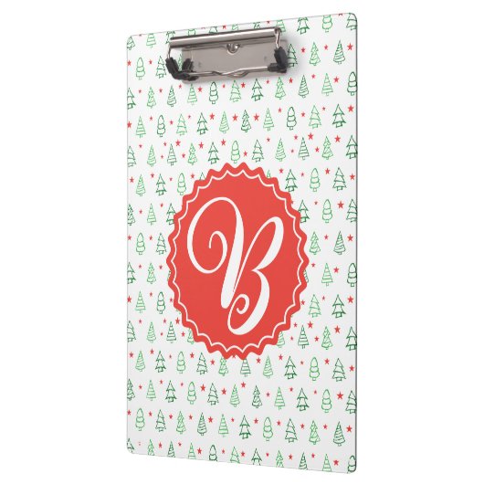 Porte-bloc Arbre de Noël rouge et vert (Gauche)