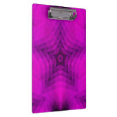 Porte-bloc Arbre de Noël Silhouette & Étoile violette Dégradé (Swatch)