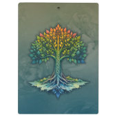 Porte-bloc Arbre de Vie Aube Changeante (Dos)