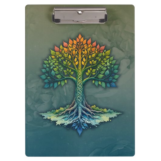Porte-bloc Arbre de Vie Aube Changeante (Devant)