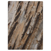 Porte-bloc Arbre écorce I Abstrait naturel texturé (Dos)