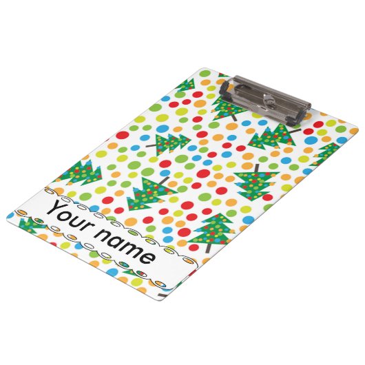 Porte-bloc Arbres de Noël motif (Incliné)