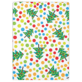 Porte-bloc Arbres de Noël motif (Dos)