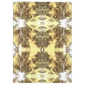 Porte-bloc Arbres noirs Ciel jaune brillant (Dos)