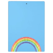 Porte-bloc Arc en ciel et ciel bleu (Dos)