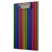 Porte-bloc Arc-en-ciel et rayures noires (Gauche)