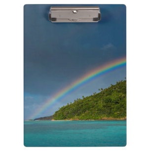 Porte-bloc Arc-en-ciel sur l'île, Samoa américaines