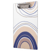 Porte-bloc Arches Boho Abstraites - Bleu et Beige (Gauche)