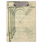 Porte-bloc Architecture Ancienne, Arches Colonnes Perspective (Devant)