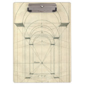 Porte-bloc Architecture vintage, Perspective Arc Renaissance (Devant)