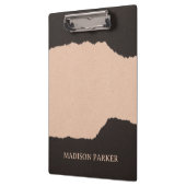 Porte-bloc Arêtes déchirées en papier (Gauche)