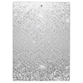 Porte-bloc Argent métallique professionnel moderne (Dos)