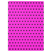 Porte-bloc Ariana - Modèle de nom personnalisé, rose rayonnan (Dos)