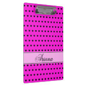 Porte-bloc Ariana - Modèle de nom personnalisé, rose rayonnan (Swatch)