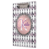 Porte-bloc Arlequin rose (Gauche)