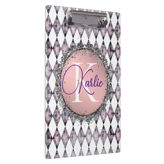 Porte-bloc Arlequin rose (Swatch)