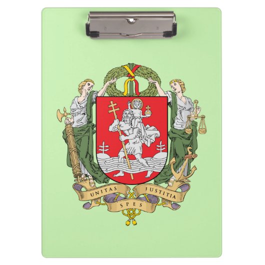 Porte-bloc Armoiries de Vilnius, Lituanie Porte - bloc (Devant)