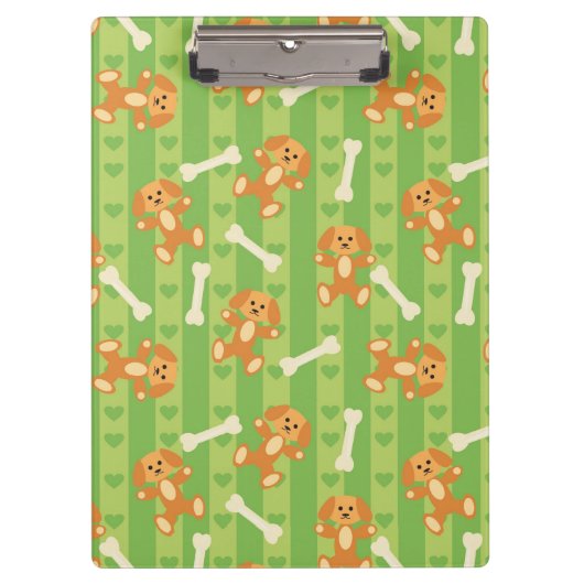 Porte-bloc arrière - plan avec des chiens et des os (Devant)