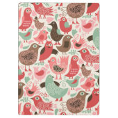 Porte-bloc arrière - plan avec les oiseaux mignons (Dos)