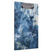 Porte-bloc Arrière - plan bleu abstrait d'aquarelle (Swatch)
