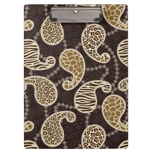 Porte-bloc Arrière - plan de style de Paisley (Devant)
