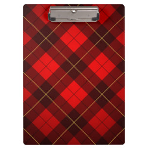 Porte-bloc Arrière - plan de tartan de Wallace
