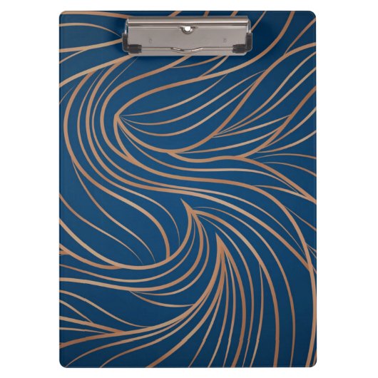 Porte-bloc Arrière - plan d'or (Devant)