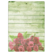 Porte-bloc Arrière - plan en bois Moderne Élégant Rose (Dos)