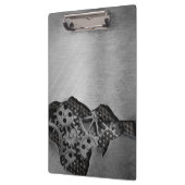 Porte-bloc Arrière - plan en métal avec des dommages (Gauche)