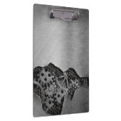 Porte-bloc Arrière - plan en métal avec des dommages (Swatch)