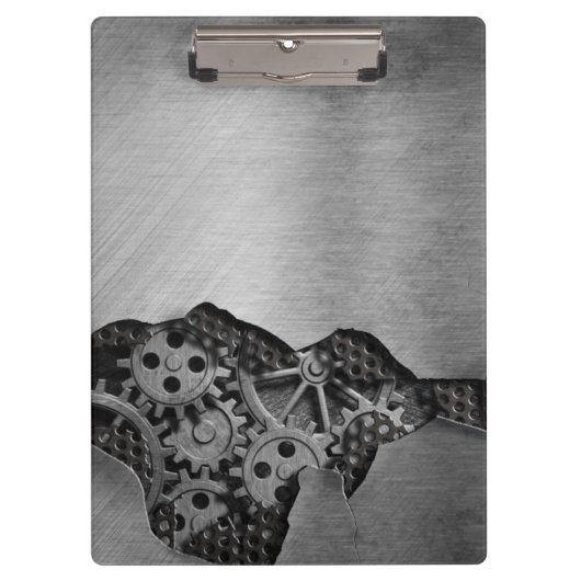 Porte-bloc Arrière - plan en métal avec des dommages (Devant)