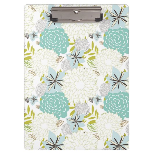 Porte-bloc Arrière - plan floral (Devant)