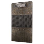 Porte-bloc Arrière - plan grunge en métal (Gauche)